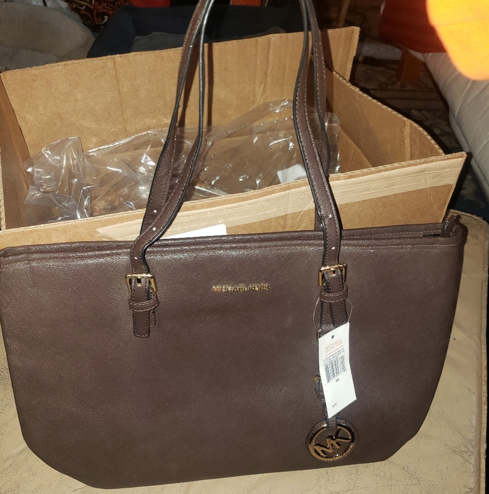 Michael Kors Brown Tote Bag